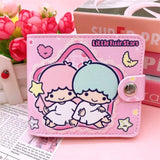 Sanrio Hello Kitty Cinnamoroll My Melody Kuromi New Pu Casual Money Bag Coin Purse Card package Wallet With Buttons ﻿