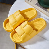 1PC Thick Flat Bottom Bathroom Home Slippers Fashion Soft Sole EVA Indoor Lady Sandals Summer Non Slip Flip Flops