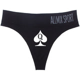 New Queen Spades Funny Print High-waist Underwear Women Sexy Panties Girls Thongs Female G String Pantie Temptation Intimates