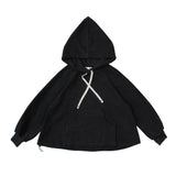 IMAKOKONI original design for autumn and winter hooded long sleeve warm and fleece hoodie women