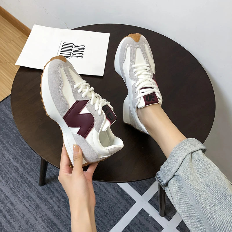 New Summer Shoes Designer Shoes Women's Causal Sneakers Woman Fashion Breathable Lace Up Sports Shoes for Women Platform Walking