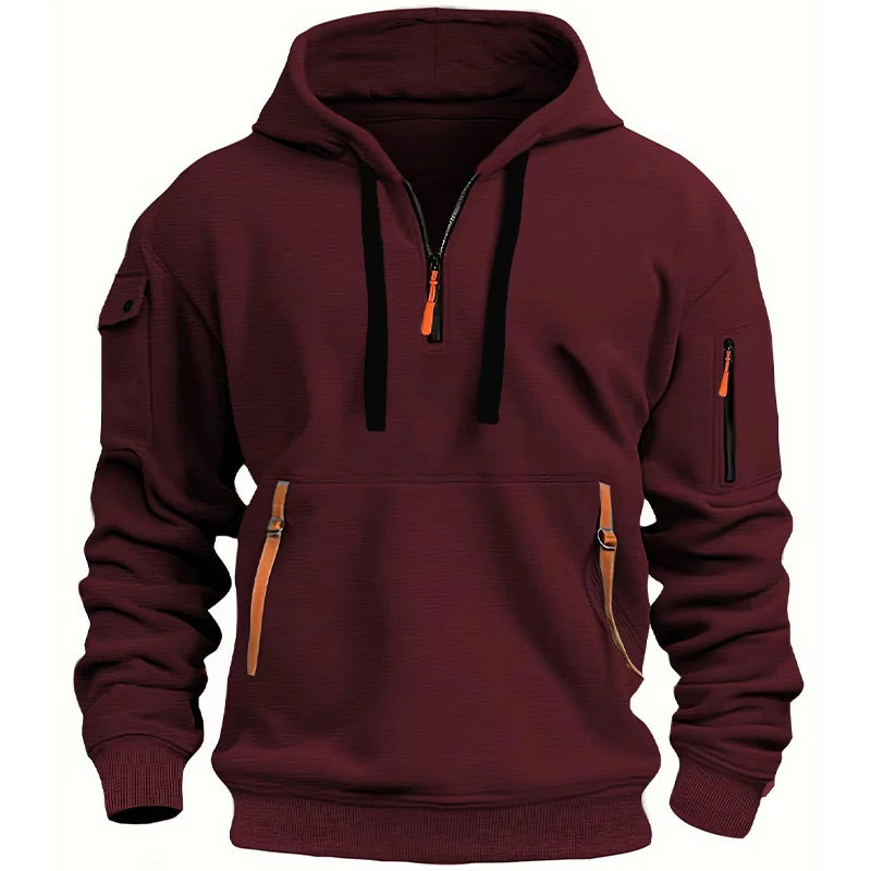 Dropped Shoulder Hooded Sweatshirt Men's Women's Plus Size Loose Pullover Fashion Sweatshirt