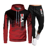 Brand Autumn and Winter Hoodie Suit Men's Fashion Hoodie Brand Pants Casual Jogging Suit Sports Wear Sweatshirt