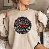 Watermelon Graphic Sweatshirt Aesthetic Fruit Shirt Human Rights Sweater Protest Tee Unisex Long Sleeves Sweatshirts