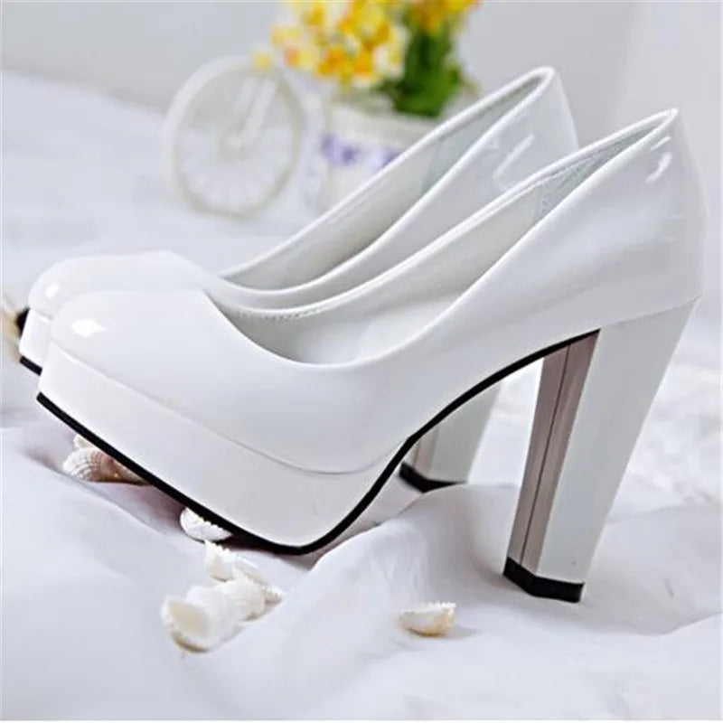 New Women Pumps Shoes Pointed Toe High Heels Fine Pointed Toe Slip-On Designer Shoes Women Wedding Luxury Zapatilla Mujer