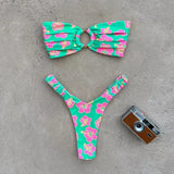 Micro Bikini Push Up Women Swimsuits 2025 Sexy Female Swimwear Brazilian Bikini Set Thong Biquini Swim Suits Print Beachwear