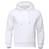 Solid Color Men Hoodies Fleece Warm Mens Sweatshirt Fashion Streetwear Casual Men's Loose Breathable Pullovers Brand Hoody