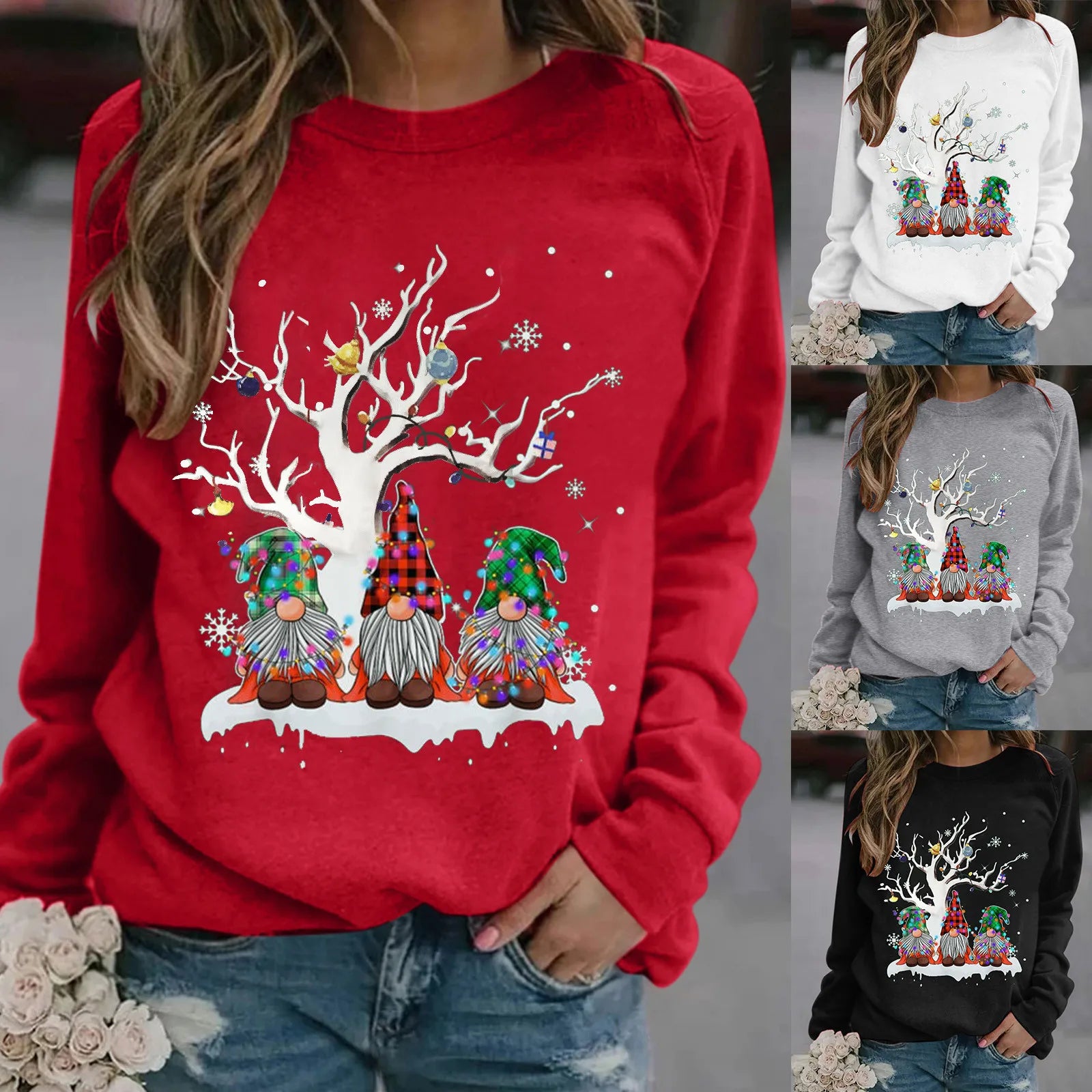 Hooded Pullover Oversize Workout Sweater Kpop Ugly Xmas Sudadera Women Hoodies Christmas Fall Long Sleeve Sweatshirt Loose Fit