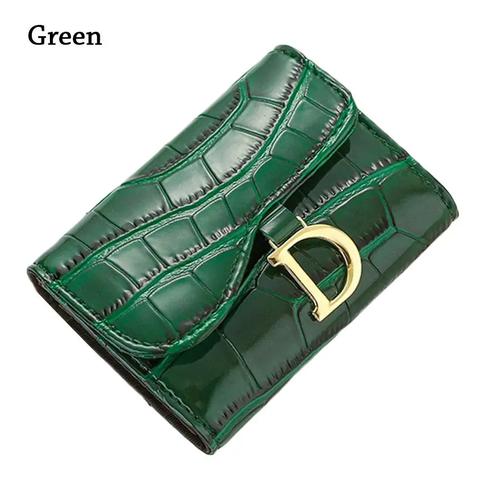 Fashion Women Mini Card Holder Short Wallet Women PU Wallet Multi-Card Card Holder Small Multi-functional Clutch Bag