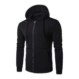 Men's and Women's Solid Color Pocket Hoodies Sports Fitness Sweatshirts Fashionable Casual Pullovers Multi Color