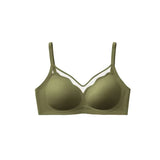 SUJIIN Women's Push Up Seamless Bra Female Wireless Everyday Supportive Lift Bras for Women Thin Breathable Bralette Woman MX228