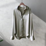 Spring Shirt And Blouses New Sweater Cardigans Woman Top Knitted Korean Long Sleeve Lapel Button Elegance Sweet Casual Coats