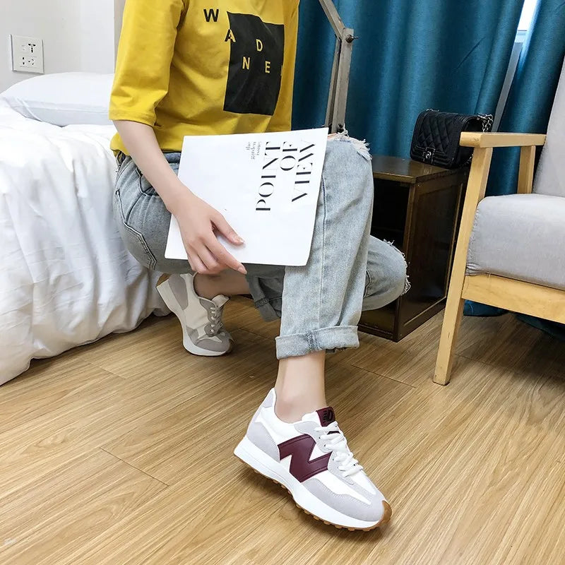 New Summer Shoes Designer Shoes Women's Causal Sneakers Woman Fashion Breathable Lace Up Sports Shoes for Women Platform Walking