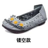 High quality handmade ladies genuine leather flats oxford shoes for women luxury brand loafers ladies moccasins