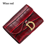 Fashion Women Mini Card Holder Short Wallet Women PU Wallet Multi-Card Card Holder Small Multi-functional Clutch Bag