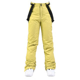 High Quality Men Women Winter Thick Warm Skiing Pants Windproof Waterproof Suspender Trousers Snow Snowboard Pants Plus Size