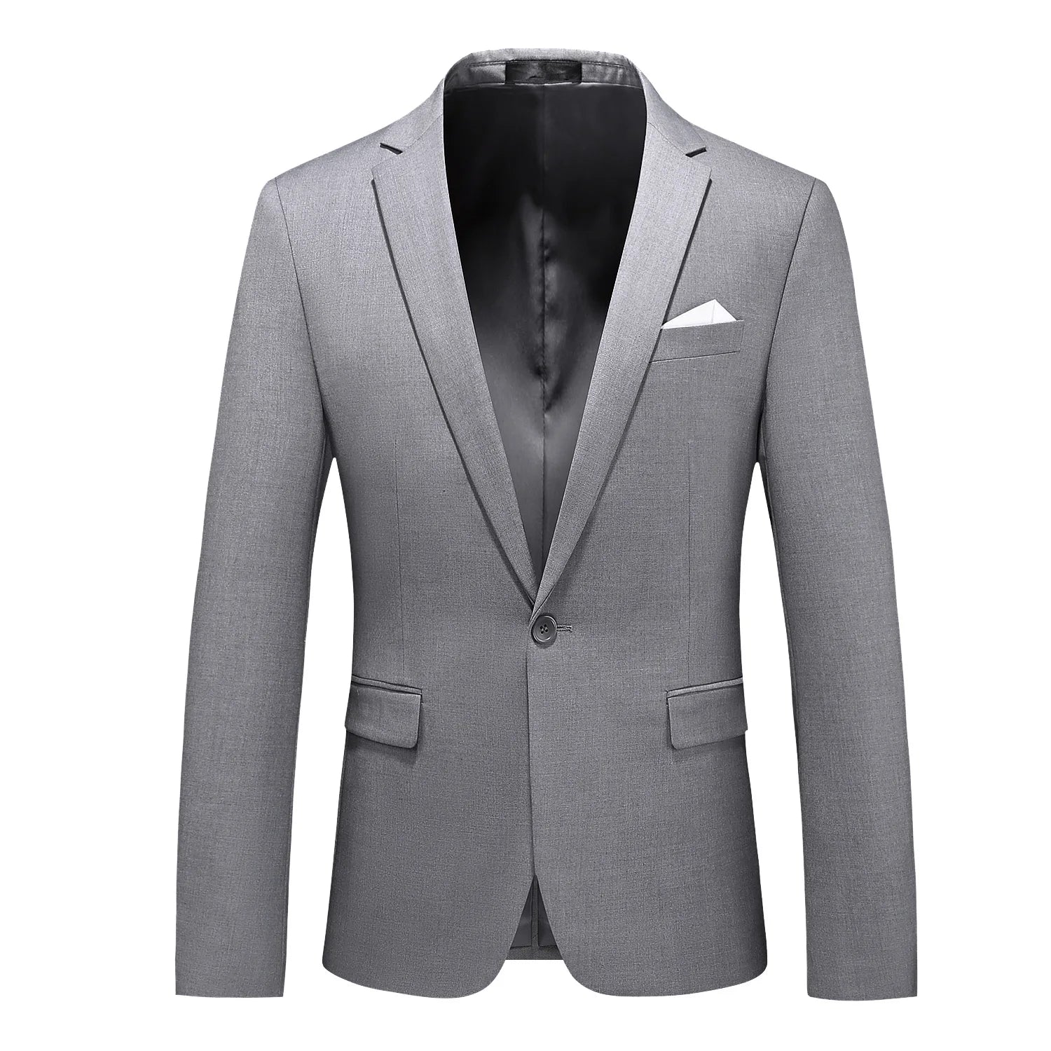 Bright Green Men's Suit Jacket, Stylish Slim Blazer, Wedding Party Dress Coat Suitable for All Seasons Asian