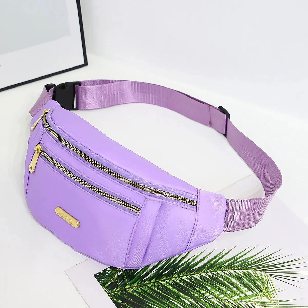 Women Sports Waist Bag Multi-Layer Fanny Pack Phone Essentials during Outdoor Activities Crossbody Purse Sports Chest Bag