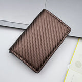 Carbon Fiber Credit Card Holder Wallet Men Rfid Smart Meral Thin Slim Pop Up Minimalist Wallet Small Black Purse Metal Wallet