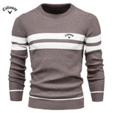 New Autumn Pullover Men's Sweater O-neck Patchwork Long Sleeve Warm Slim Sweaters Men Casual Fashion Sweater Men Clothing