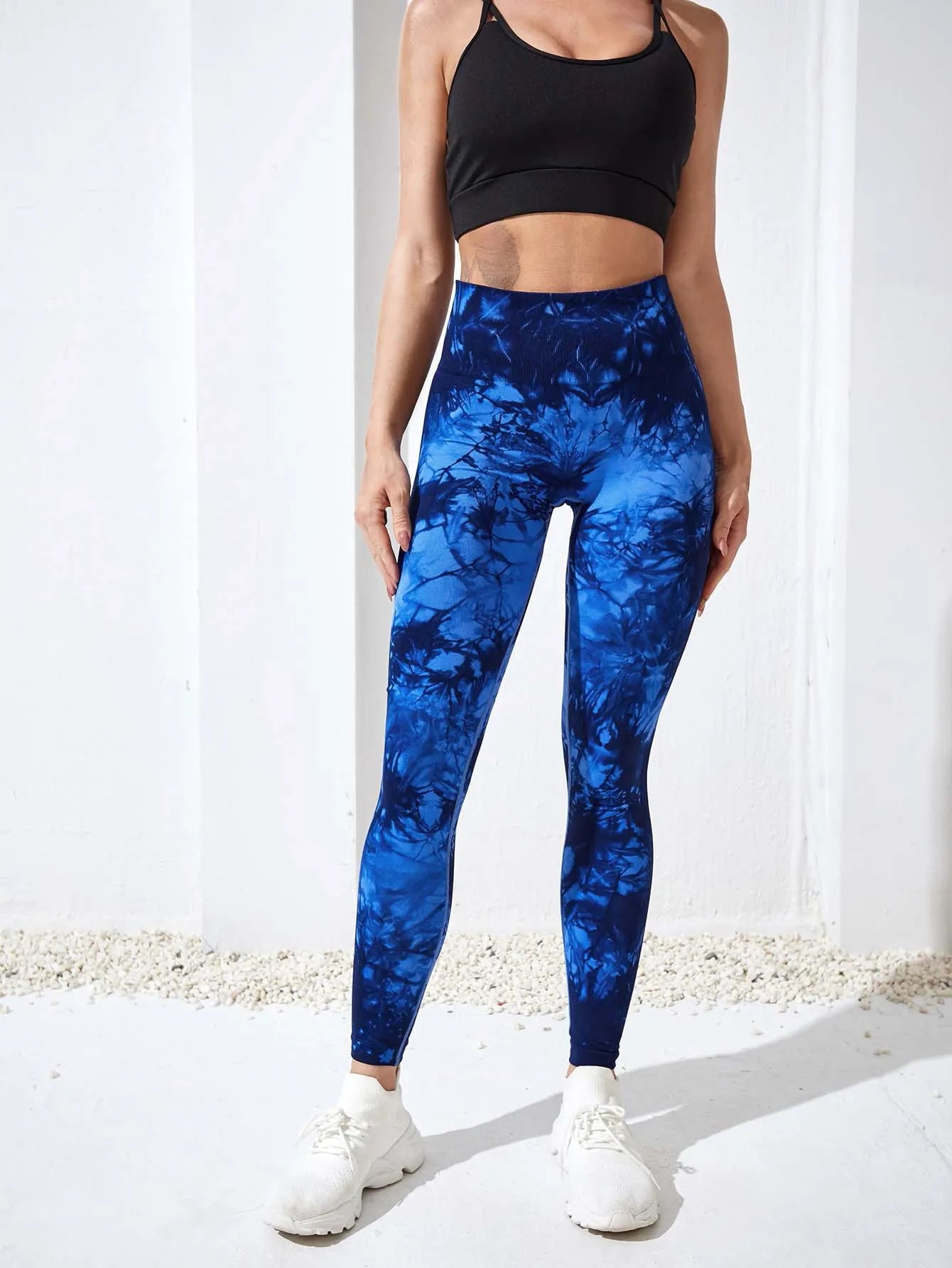 Tie Dye Yoga Pants Sport Leggings Women Seamless High Waist Push Up Woman Tights Fitness Workout Leggins Gym Clothing New