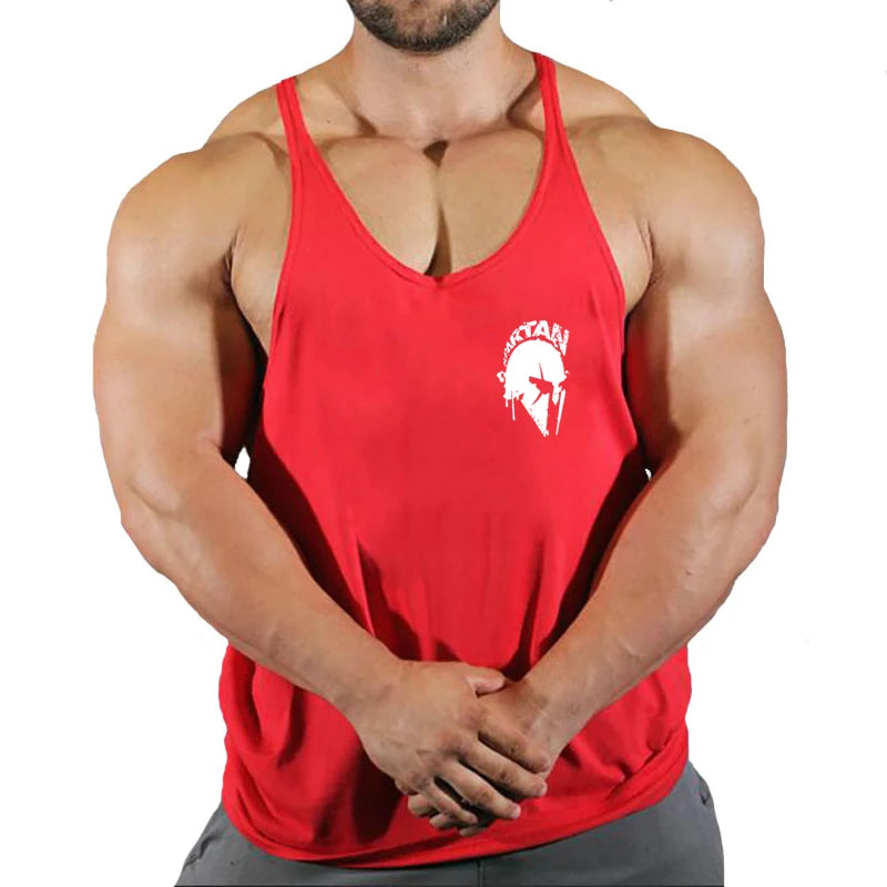 New Bodybuilding Brand Jogger Gym Singlet Training Bodybuilding Tank Top Vest Shirt Sleeveless Fitness Cotton Shirt For Men