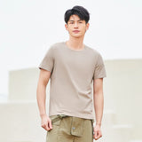 Semir Summer Cotton T-Shirts Men Simple O Neck Stretch Solid New Tops Clothing Casual Tshirt Man Streetwear Cool Tee Shirts