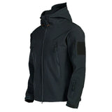 new Tactical Jacket Men Combat Soft Shell Jackets Techwear Windproof Waterproof Breathable Fleece Thermal Hooded Coats