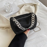 Fashion Glitter Rhinestone Evening Bag Women Trend Luxury Shiny Handbag Female Nightclub Carnival Party Crossbody Underarm Bag