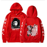 Hot Anime Attack On Titan Plus Size Hoodie Levi Graphic Hooded Women Clothes Autumn Warm Sweatshirt Harajuku Streetwear Tops