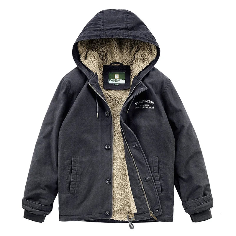 High Quality Male Loose Bomber Jacket Outwear Fleece Thicker Warm Parkas Down Jackets Men Hooded Winter Jackets Casual Coats 4XL