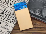 Rfid Smart Wallet Card Holder Metal Thin Slim Men Women Wallets Pop Up Minimalist Wallet Small Black Purse Vallet Wallets for Men