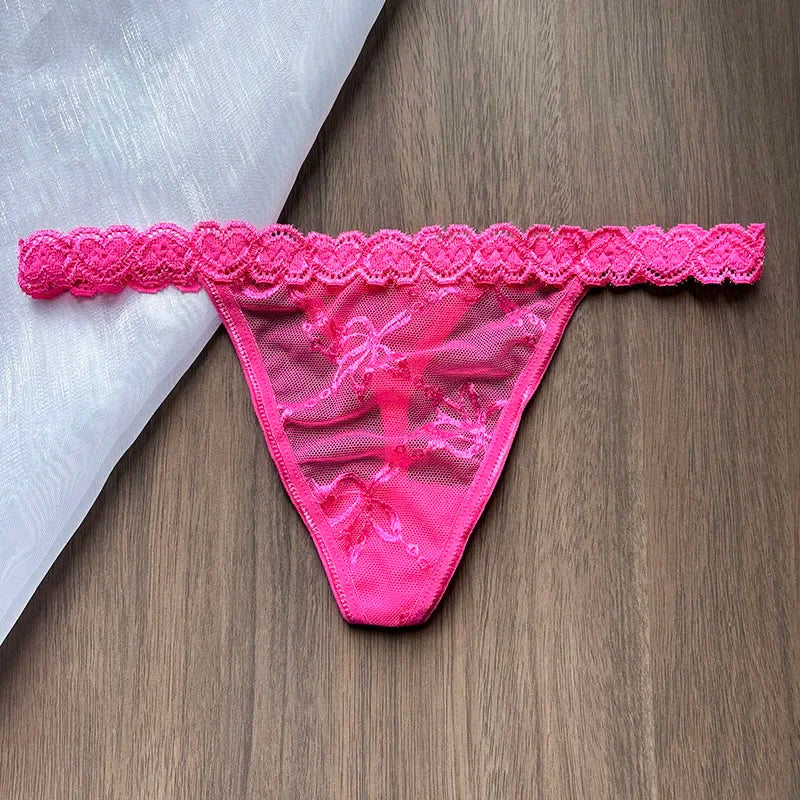 Personality Custom Name Crystal Letter Thong Lace Bikini Panties G-String Low Waist Briefs Sexy Body Jewelry for Hot Wife Gift