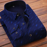 Men's Autumn Winter Casual Long Sleeve Plaid Shirt Thick Warm Men's Casual High-Quality Soft Large Size Warm Shirt Tops 4XL