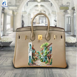 Printed Customize Art Bags Women Handbag and Purses Greatest Fashion Accessories Designer Ladies Tote Perfect Really Leather Cow