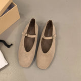 Bailamos Spring New Brand Women Flats Round Toe Shallow Slip On Ladies Casual Ballet Shoes Soft Leather Eelgant Dress Shoes