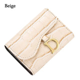 Fashion Women Mini Card Holder Short Wallet Women PU Wallet Multi-Card Card Holder Small Multi-functional Clutch Bag