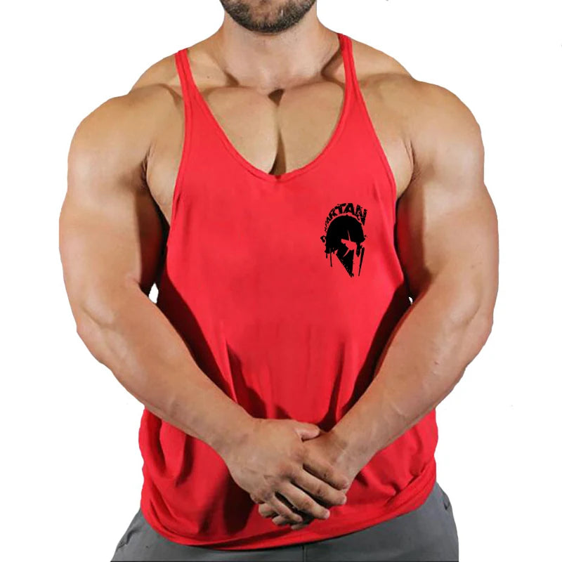 New Bodybuilding Brand Jogger Gym Singlet Training Bodybuilding Tank Top Vest Shirt Sleeveless Fitness Cotton Shirt For Men