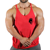 New Bodybuilding Brand Jogger Gym Singlet Training Bodybuilding Tank Top Vest Shirt Sleeveless Fitness Cotton Shirt For Men