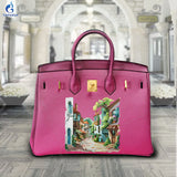 Printed Customize Art Bags Women Handbag and Purses Greatest Fashion Accessories Designer Ladies Tote Perfect Really Leather Cow