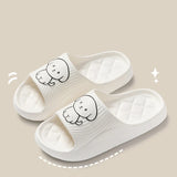 Cartoon Puppy Summer Couple Non-slip Soft Slides Lithe Comfort Sandals Men Women Casual Slippers Ladies' Home Flip Flops