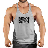 Sleeveless Sweatshirt Men's Singlets Gym T-shirts Suspenders Man Top for Fitness Vests Bodybuilding Shirt Stringer Clothing Vest