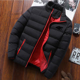 Autumn and winter men's casual jacket, street fashion versatile monochrome jacket luxury high-end jacket new style