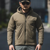 Ultralight Waterproof Military Camo Tactical Jacket Men Winter Polar Windproof Warm Padded Coat Hooded Windbreaker Outerwear