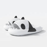 4cm Thick Sole Shark Slippers Women Couple's Indoor And Outdoor Lantern Fish Slides Man‘s Anti Skid Home Cool Shoes Summer