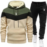 Men's Clothing Casual Sweatshirt Suit Sweatshirts for Men Daily Tricolor Hoodies Hot High-Quality Sports Tracksuit Jogging