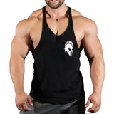 New Bodybuilding Brand Jogger Gym Singlet Training Bodybuilding Tank Top Vest Shirt Sleeveless Fitness Cotton Shirt For Men