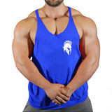 New Bodybuilding Brand Jogger Gym Singlet Training Bodybuilding Tank Top Vest Shirt Sleeveless Fitness Cotton Shirt For Men