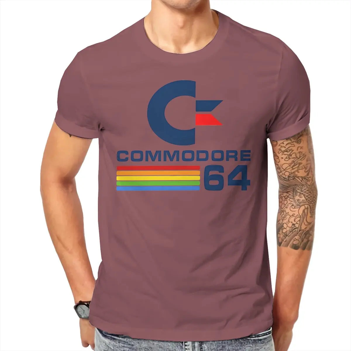 Commodore 64 T Shirt Men Tees Summer Clothing Cotton O-Neck TShirt