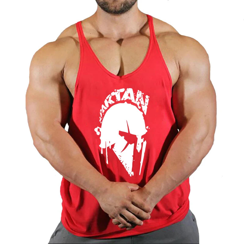 New Bodybuilding Brand Jogger Gym Singlet Training Bodybuilding Tank Top Vest Shirt Sleeveless Fitness Cotton Shirt For Men